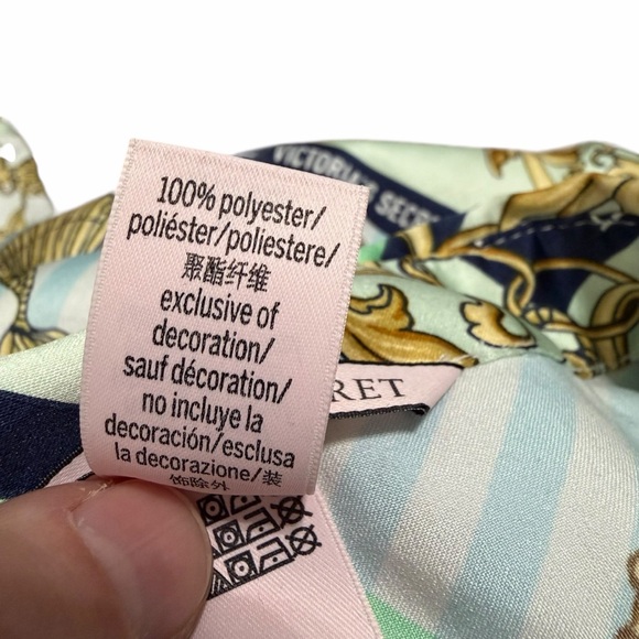 Victoria's Secret Nautical Stripe Chain & Link Button-Up Blouse | Size Medium - Picture 3 of 7